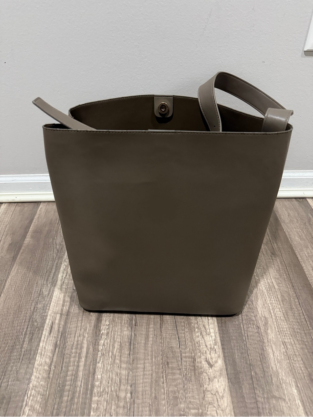 H&M Taupe Bucket Shoulder Bag